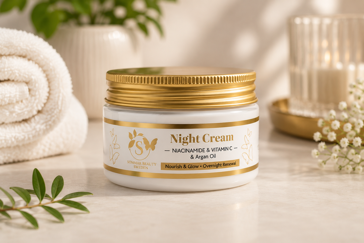 Night Cream with Vitamin C, Niacinamide, and Argan Oil 100ml