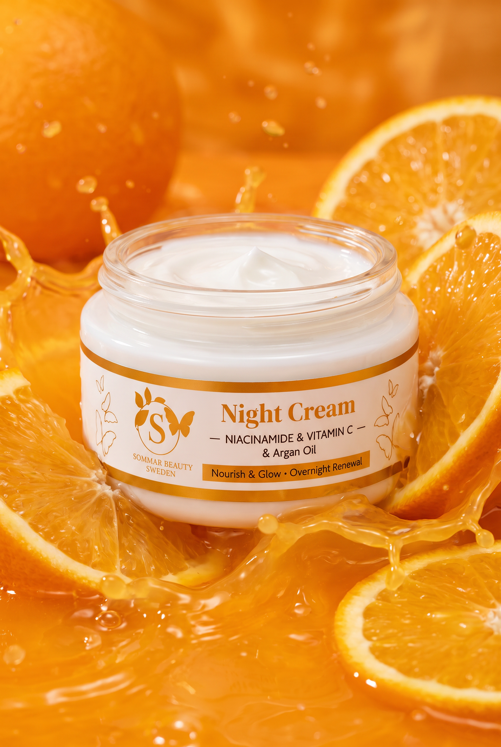 Night Cream with Vitamin C, Niacinamide, and Argan Oil 100ml