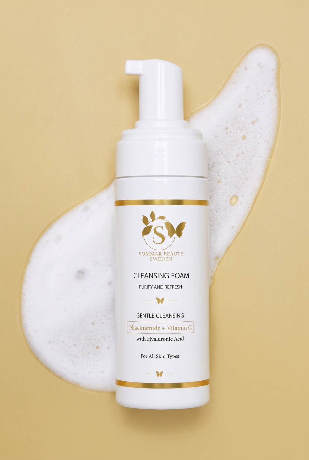 Facial cleansing foam with Niacinamide, Vitamin C and Hyaluronic Acid, 160 ml

Fragrance-Free