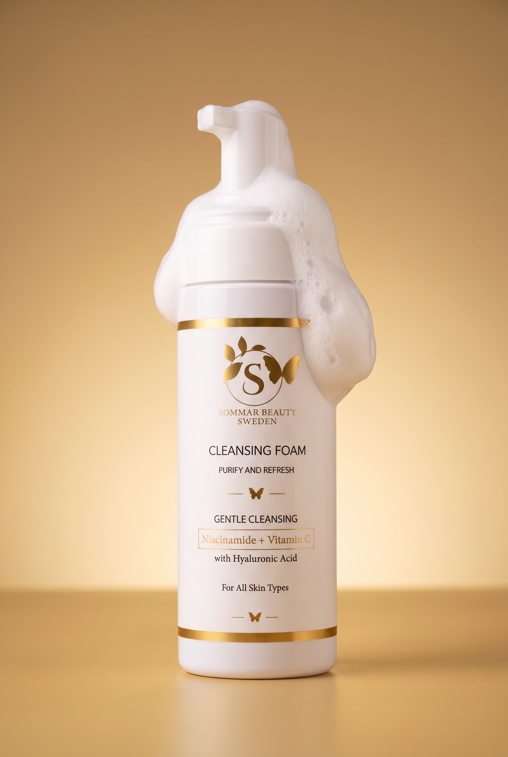 Facial cleansing foam with Niacinamide, Vitamin C and Hyaluronic Acid, 160 ml

Fragrance-Free
