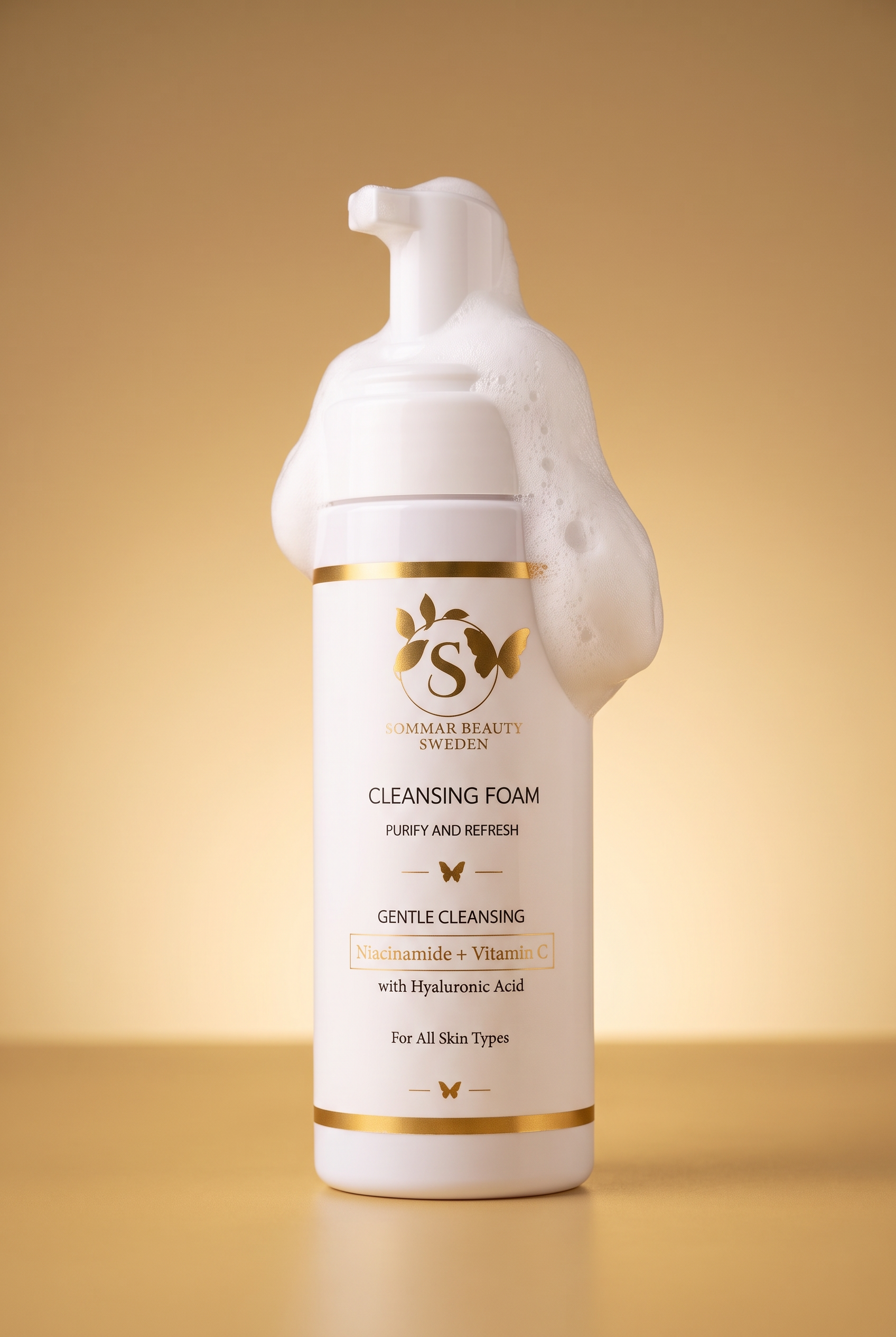 Facial cleansing foam with Niacinamide, Vitamin C and Hyaluronic Acid, 160 ml

Fragrance-Free