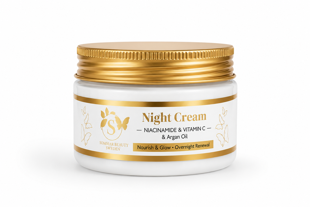 Night Cream with Vitamin C, Niacinamide, and Argan Oil 100ml