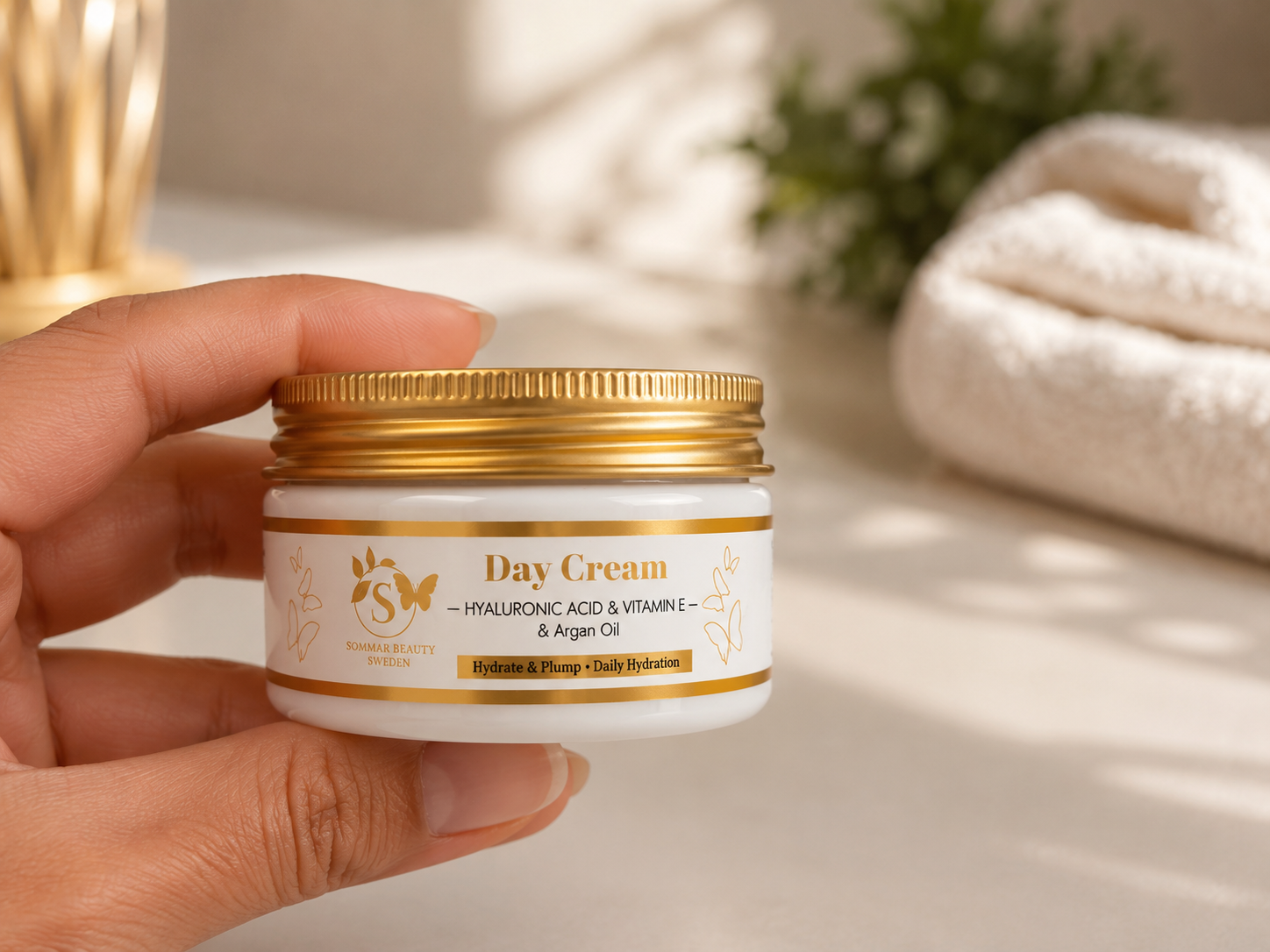 Day cream with Argan Oil, And Vitamin E, 100ml