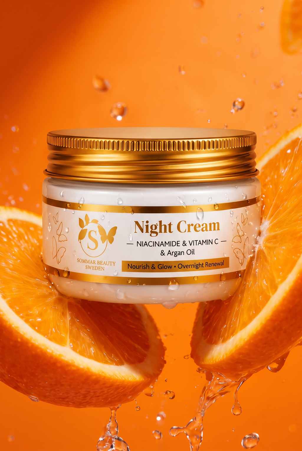 Night Cream with Vitamin C, Niacinamide, and Argan Oil 100ml