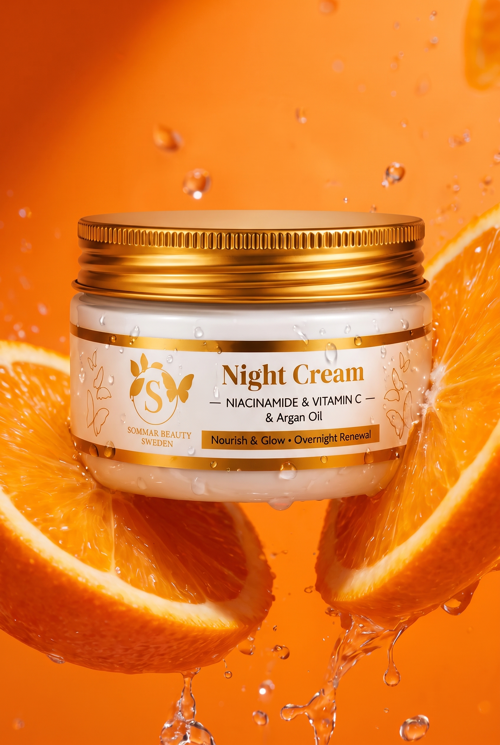 Night Cream with Vitamin C, Niacinamide, and Argan Oil 100ml
