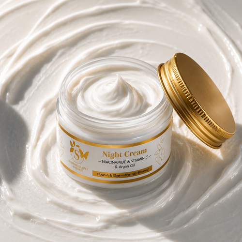 Night Cream with Vitamin C, Niacinamide, and Argan Oil 100ml